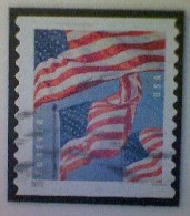 United States, Scott #5655, Used(o) Coil, 2022, Flag Definitive, (58¢) Forever - Used Stamps