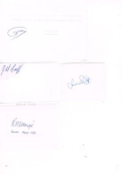 JEUX OLYMPIQUES - AUTOGRAPHES DE MEDAILLES OLYMPIQUES - CONCURRENTS DE NOUVELLE ZELANDE - - Autogramme