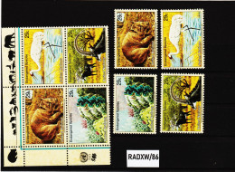 RADXW/86 VEREINTE NATIONEN NEW YORK 1992 Michl  644/47 ZD VIERERBLOCK + SATZ ** Postfrisch SIEHE ABBILDUNG - Neufs