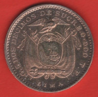 ECUADOR - 1 DECIMO 1894 -SILVER- - Equateur