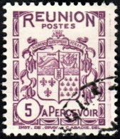 Réunion Obl. N° Taxe 16 - Armoiries Le 5c Violet - Timbres-taxe