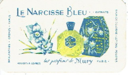 Carte Parfum LE NARCISSE BLEU De MURY - Antiquariat (bis 1960)