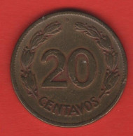 ECUADOR - 20 Centavos 1944 - Ecuador