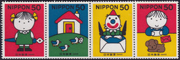 Japón 2000 Correo 2862/65 **/MNH Personajes E Ilustraciones De Dick Bruna.(4val - Unused Stamps