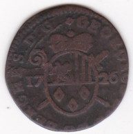 Belgique Liège 1 Liard 1726 Georges-Louis De Berghes, En Cuivre, KM# 134 - 975-1795 Principado De Lieja