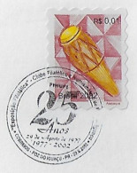 Brazil 2002 Cover Commemorative Cancel 25 Years Of The Philatelic And Numismatic Club Of Foz Do Iguaçu - Lettres & Documents