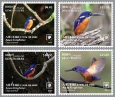 Aitutaki 2023, Birds, Kingfisher 4val - Albatros & Stormvogels