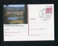 "BUNDESREPUBLIK DEUTSCHLAND" Bildpostkarte Mit Bildgleichem Stempel Ex "BAD KOENIG" (4073) - Bildpostkarten - Gebraucht