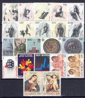 San Marino 1976 - Jahrgang Mit MiNr. 1105 - 1126, Postfrisch ** / MNH - Annate Complete