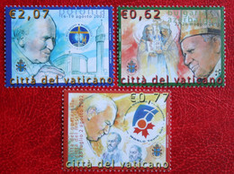 Die Weltreisen Von Papst Johannes Paul II 2003 Mi 1471-1473 Yv 1325-1327 POSTFRIS / MNH / **  VATICANO VATICAN VATICAAN - Nuevos