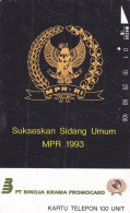 INDONESIA - Sukseskan Sidang Umum MPR 1993, Tirage 15000, 07/93, Used - Indonesia