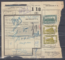 Vrachtbrief Met Stempel WASMES (BORINAGE) N°3 - Documenten & Fragmenten