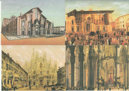 SERIE 4 INTERI POSTALI VATICANO FDC SESTO CENTENATIO FONDAZIONE DUOMO (MX508 - Postal Stationeries