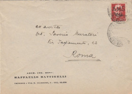 LETTERA FINE ANNI 40 L.2 AMG VG (MZ97 - Marcophilia