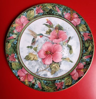 Assiette Décorative Franklin Mint Heirloom "the Imperial Hummingbird" - Non Classificati