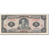 Billet, Équateur, 5 Sucres, 1977-04-29, KM:108a, TTB - Ecuador