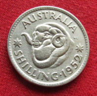 Australia 1 Shilling 1952 KM# 46 *VT Silver Australie Australien One Shilling - Autres & Non Classés