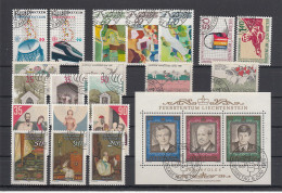 Liechtenstein Usati:  1988 Annata Completa Lusso - Full Years