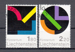 Liechtenstein Usati:  N. 1222-3   Lusso - Oblitérés