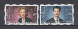 Liechtenstein Usati:  N. 1233-4   Lusso - Gebraucht