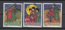 Liechtenstein Usati:  N. 1245-7   Lusso - Oblitérés