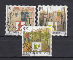 Liechtenstein Usati:  N. 1252-4  Lusso. - Gebraucht