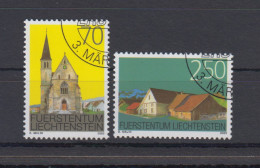 Liechtenstein Usati:  N. 1255-6  Lusso - Gebraucht