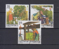 Liechtenstein Usati:  N. 1263-5  Lusso - Oblitérés