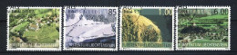 Liechtenstein Usati:  N. 1289-92  Lusso - Gebraucht