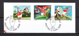 Liechtenstein Usati:  N. 1420-2 Su Frammento Con Annullo Primo Giorno (FDC) - Used Stamps