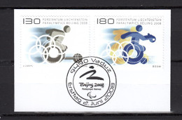 Liechtenstein Usati:  N. 1428-9 Su Frammento Con Annullo Primo Giorno (FDC) - Used Stamps
