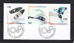 Liechtenstein Usati:  N. 1439-41 Su Frammento Con Annullo Primo Giorno (FDC) - Used Stamps