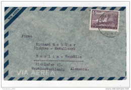 Lettera Busta Argentina-Argentinien Letter- Cover - Briefe- Posta Aerea Anni '50 (of '50s)-Air Mail-to Germany-Berlin - Posta Aerea