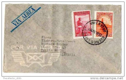 Lettera Busta Argentina-Argentinien Letter- Cover - Briefe- Posta Aerea Anni '50 (of '50s)-Air Mail-to Germany-Berlin - Posta Aerea