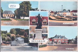 ARCIS-SUR-AUBE- CPSM- PF 9 X14- CARTE MULTI-VUES - Arcis Sur Aube