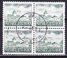 1978. Norway. Austråt Manor, 1650. Used. Mi. Nr. 766 (quadruple) - Oblitérés