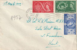 LETTERA 1957 UK SERIE JUBILEE JAMBOREE (MZ904 - Cartas & Documentos