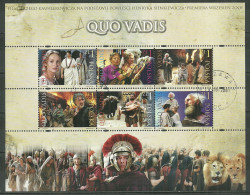 POLAND Oblitéré 3681-3686 Cinéma Film QUO VADIS De Jerzy Kawalerowicz - Used Stamps