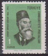 Célébrité Nationale - TURQUIE - Ahmet Mithat Effendi - N°  1834 * - 1967 - Ungebraucht