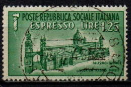 1944 Repubblica Sociale: Monumenti Distrutti - Espresso Lire 1,25 Usato - Poste Exprèsse