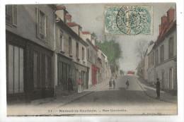 Nanteuil-le-Haudouin (60) : La Rue Gambetta Prise Au Niveau Des Magasins En 1905 (animé) PF. - Nanteuil-le-Haudouin