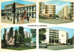 Villeneuve La Garenne * Souvenir De La Commune * Cp 4 Vues * Quartier Cité - Villeneuve La Garenne