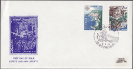 Europa CEPT 1978 Monaco FDC5 Y&T N°1139 à 1140 - Michel N°1319A à 1320A - 1978