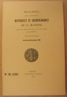 Bulletin Historique Et Archéologique De La Mayenne. 1967, N° 16 (239) . Laval Chateau-Gontier. Goupil. - Pays De Loire