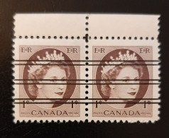 Canada 1954 MNH Sc 337xx** 1c Queen Elizabeth Wildling Precancelled - Nuovi
