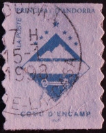 ANDORRE FR 1997 N°485 AUTO ADHESIF OBLITERE - BLASON ENCAMP - USED - Oblitérés