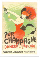 CPM - édit. Cartexpo - 10792 - PUR CHAMPAGNE - DAMERY - EPERNAY, Par  Cappiello - Cappiello