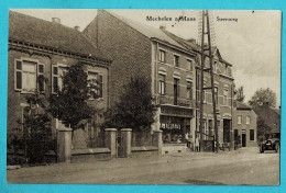 * Maasmechelen - Mechelen Aan De Maas (Limburg) * (nr 80) Steenweg, In Den Gouden Anker, Oldtimer Car, Animée, TOP - Maasmechelen