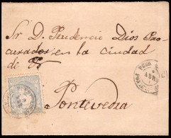 Pontevedra - Edi O 107 - Envuelta Mat Fech. Tp. II "Puenteareas" - Briefe U. Dokumente