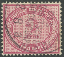 DP CHINA V 37f O, 1901, 2 M. Rötlichkarmin, Stempel K.D. FELDPOSTEXPED A 2/8, Pracht, Gepr. Dr. Steuer, Mi. 700.- - China (kantoren)